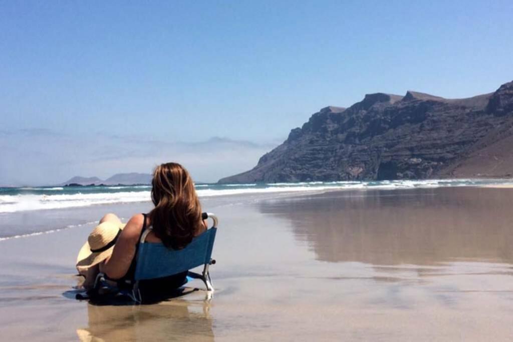 Lanzarote Famara Beach Luaran gambar